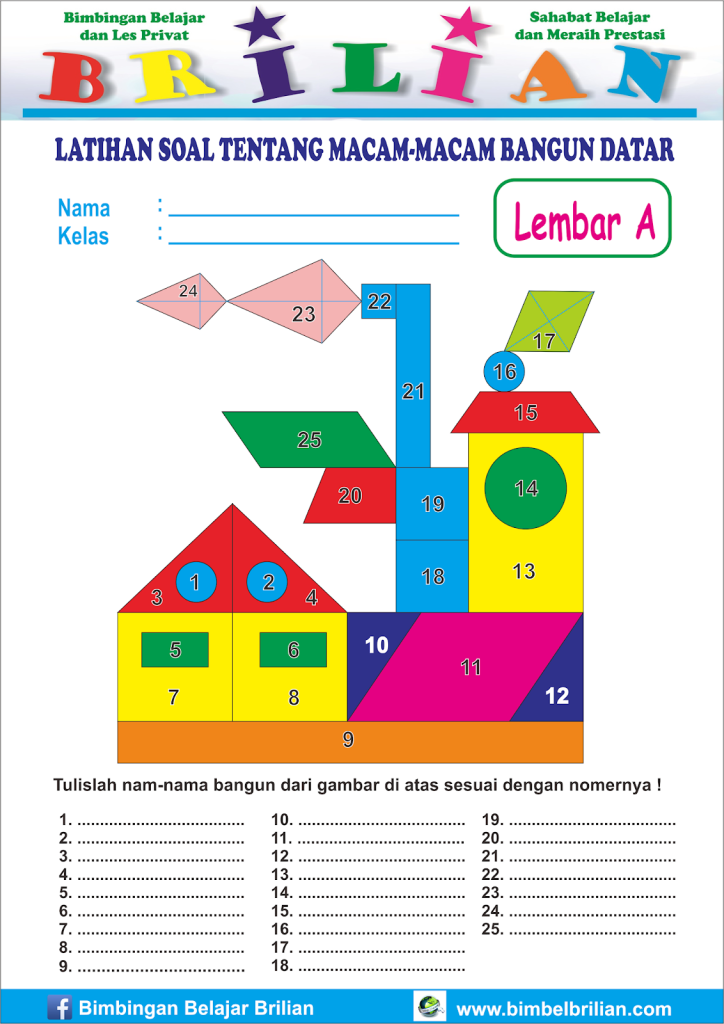 15 Contoh Soal Pilihan Ganda Tentang Bangun Datar Kelas 1 SD yang Wajib Dikuasai Anak Sebelum Terlambat 15 Contoh Soal Pilihan Ganda Tentang Bangun Datar Kelas 1 SD yang Wajib Dikuasai Anak Sebelum Terlambat