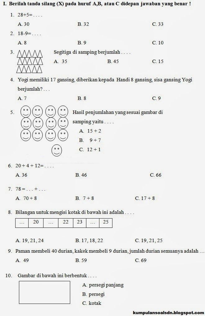Bersiap Hadapi Ujian Akhir Semester 2 Kumpulan Contoh Soal UKK SD Bersiap Hadapi Ujian Akhir Semester 2 Kumpulan Contoh Soal UKK SD
