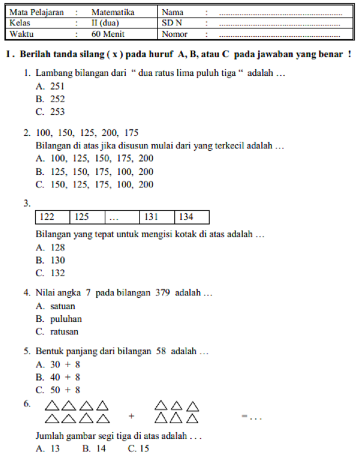 Menjelajahi Dunia Matematika Contoh Soal dan Pembahasan Kelas 3 SD Menjelajahi Dunia Matematika Contoh Soal dan Pembahasan Kelas 3 SD