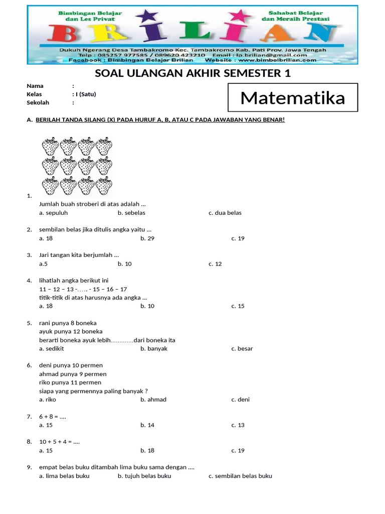 Ini Dia Cara Cerdas Download Soal UAS Kelas 3 Tematik 2026 yang Terbukti Bikin Nilai Anak Naik Ini Dia Cara Cerdas Download Soal UAS Kelas 3 Tematik 2026 yang Terbukti Bikin Nilai Anak Naik
