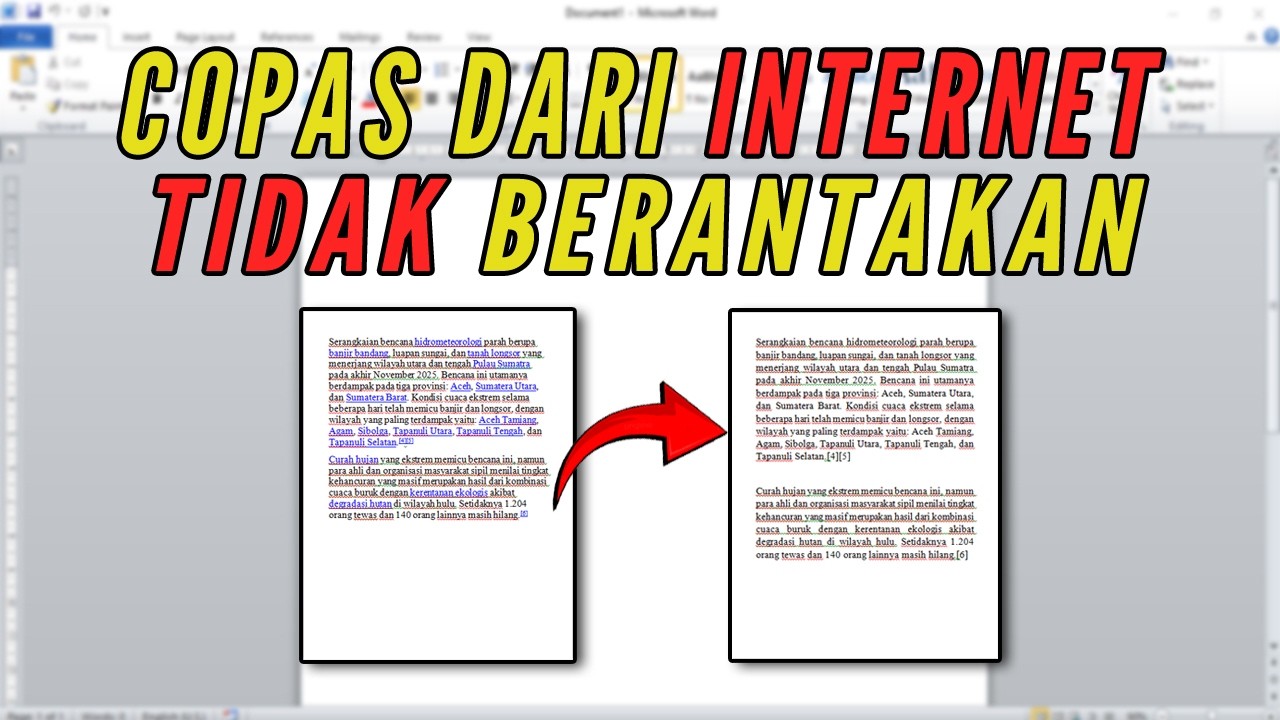 Rahasia Copy Paste Word Agar Tidak Berubah di 2026, 3 Langkah Mudah!