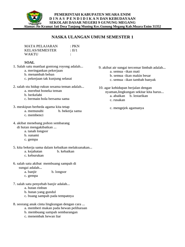 Rahasia Nilai Sempurna: Cari Contoh Soal WAN Semester 1 & 2 Kelas 2 Terbaru 2026