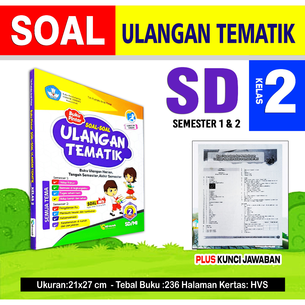 Rahasia Nilai Sempurna dengan Buku Soal Soal Tematik Kelas 2 Paling Lengkap Tahun Ini