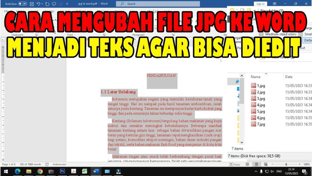 Ternyata csrsh Mengubah JPEG Menjadi Word Semudah Ini di 2026